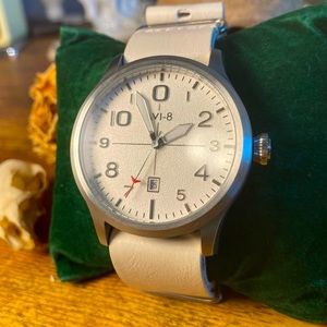 Avi-8 fly boy white watch